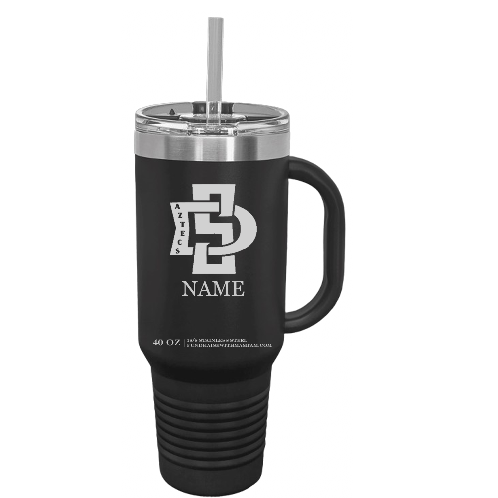 SD Aztecs 40oz Travel Mug