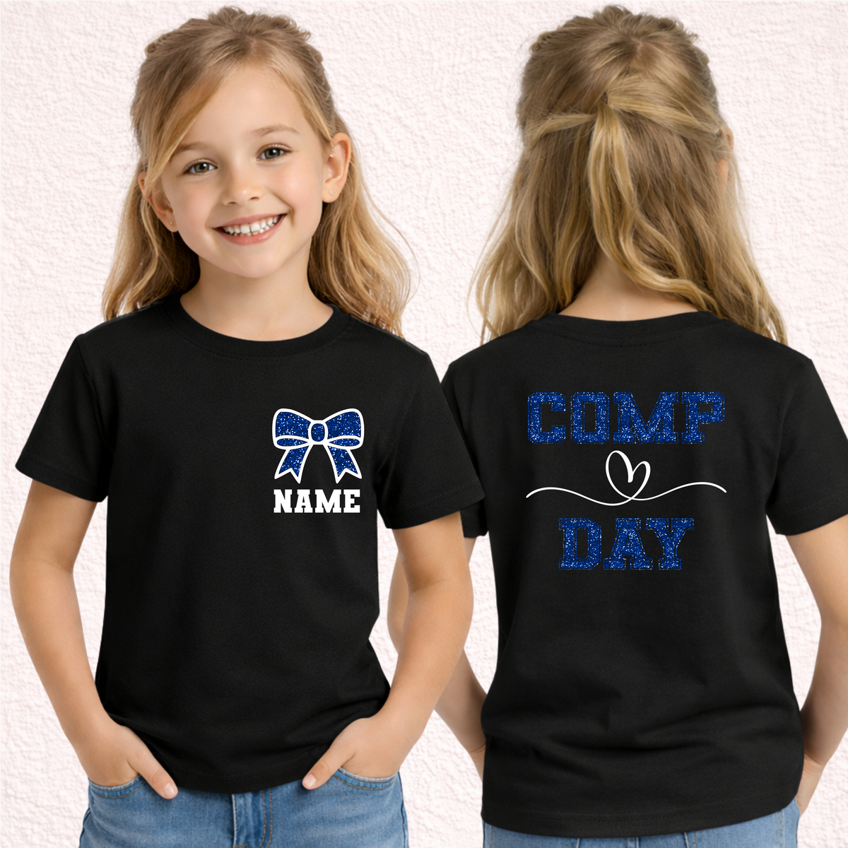 It’s Comp Day  — Personalized Cheer Tee & Hoodie