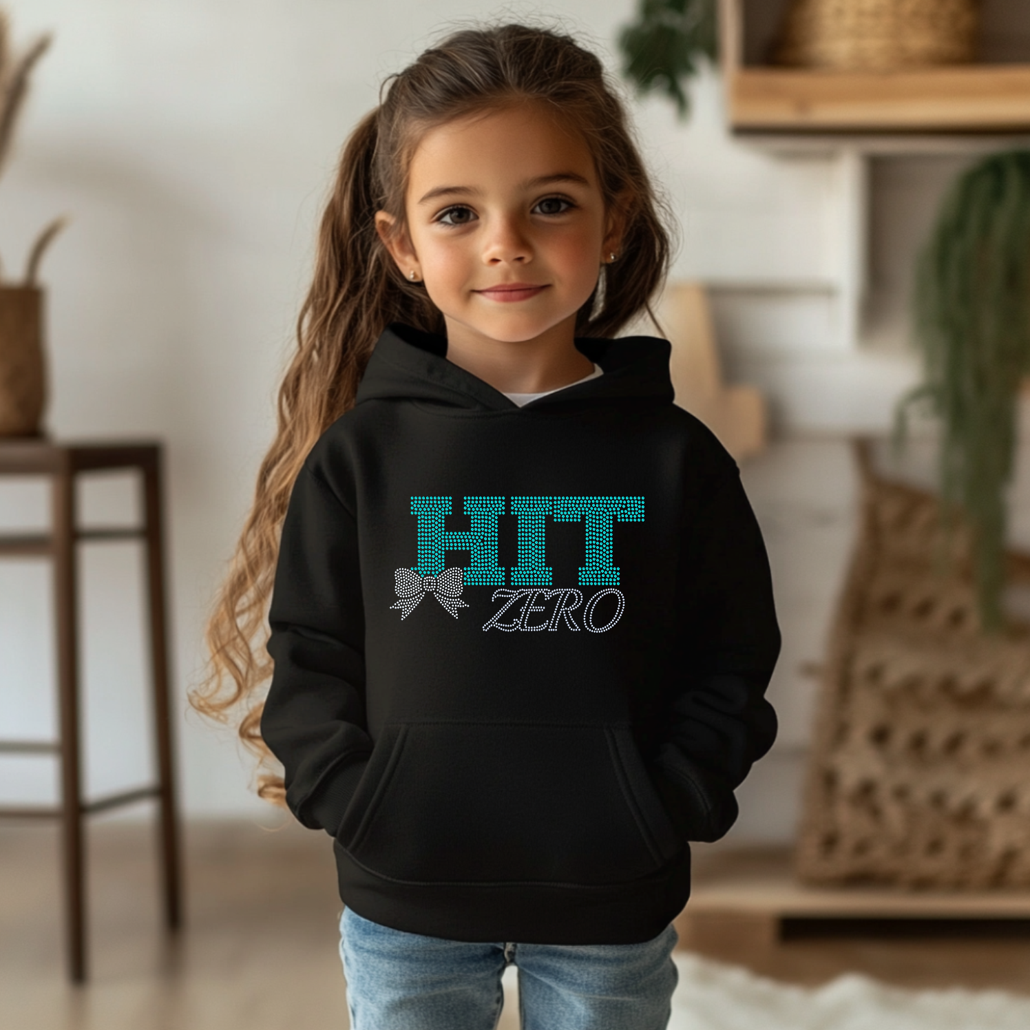 Hit Zero — Spangle Cheer Tee & Hoodie