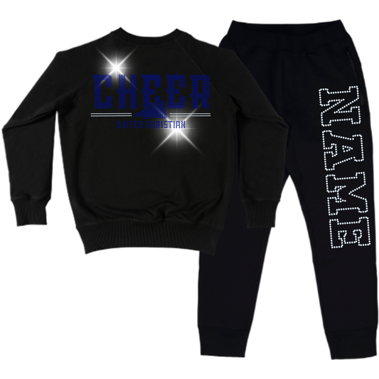 UCA Cheer Spangle Adult Sweatsuit Set