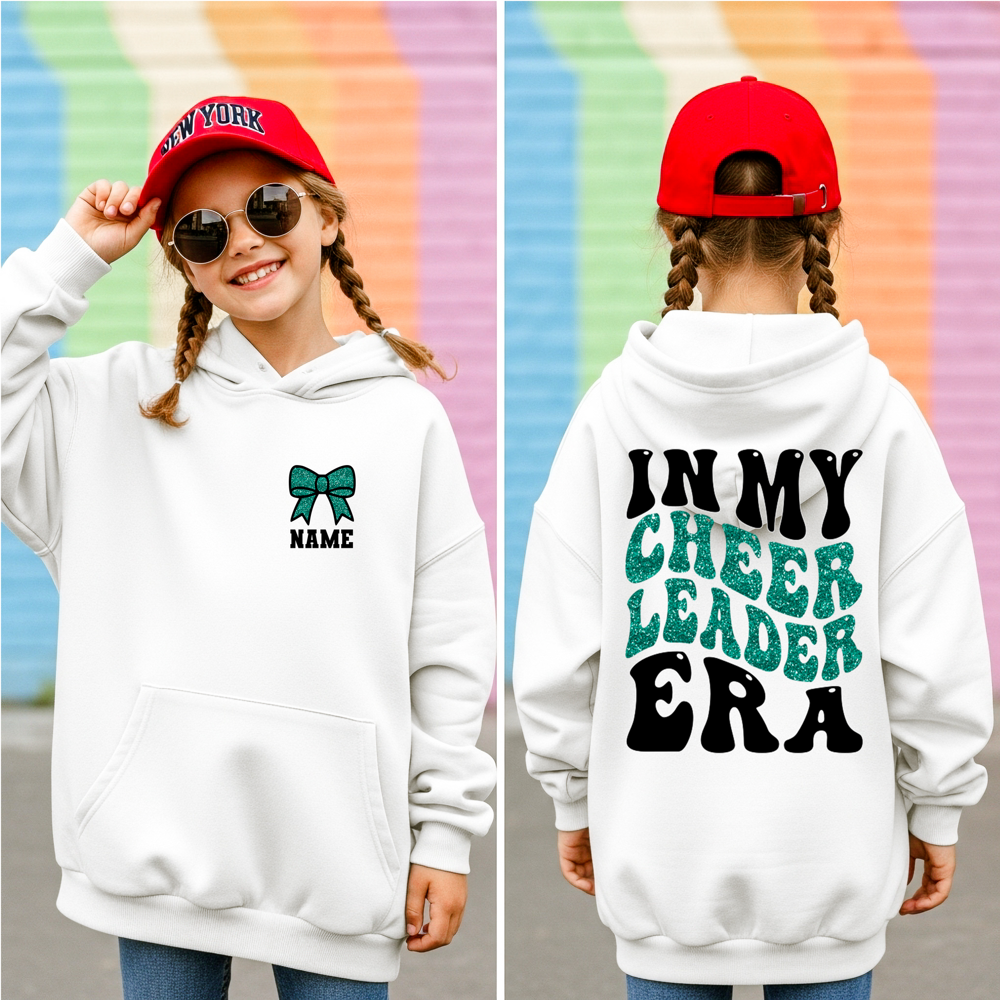In My Cheer Era — Personalized Cheer Tee & Hoodie