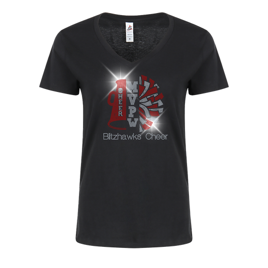 Blitzhawks Spangle V-Neck