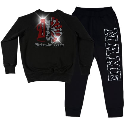Blitzhawks Spangle Youth Sweatsuit Set