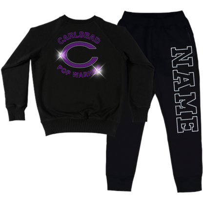 Carlsbad Spangle Youth Sweatsuit Set