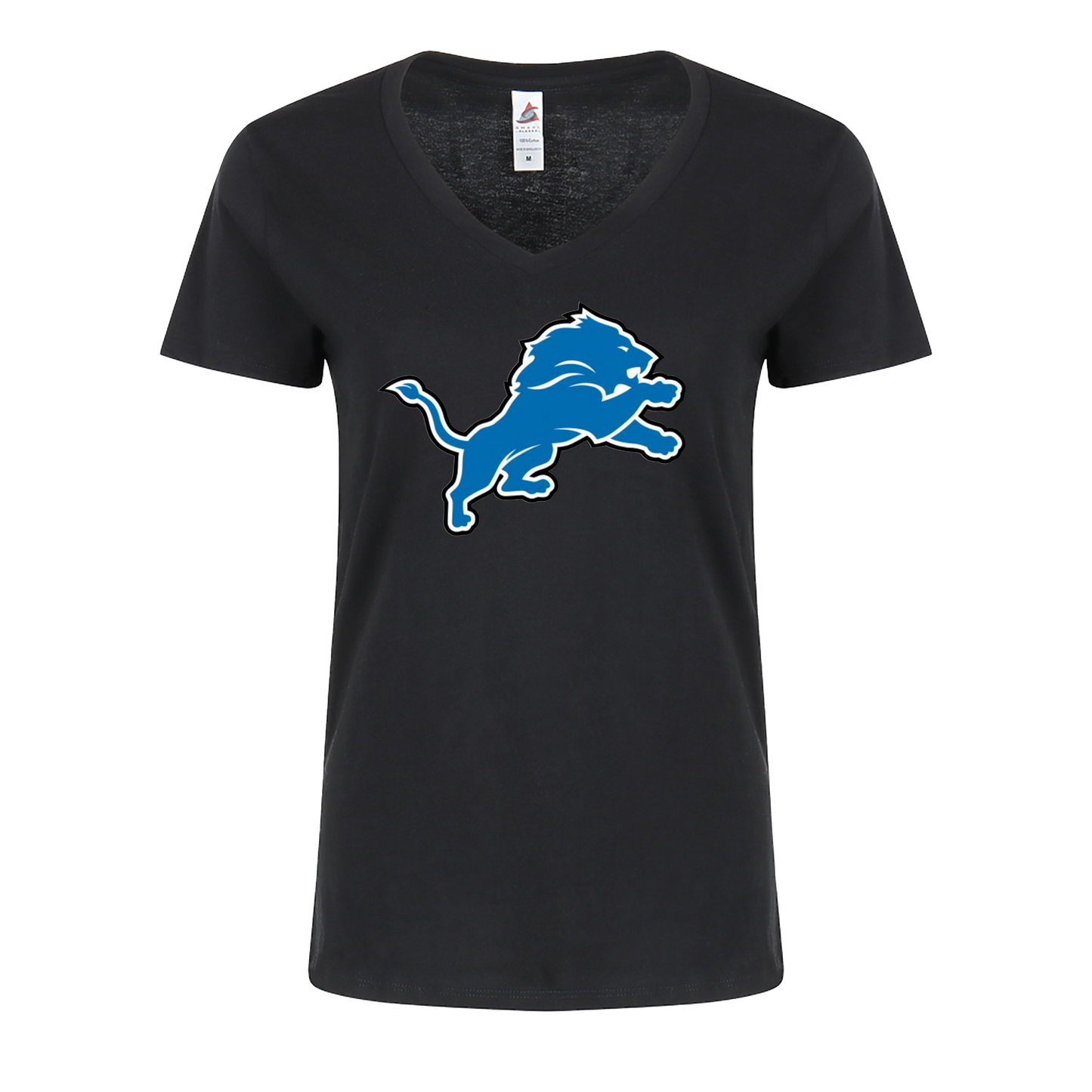 Cathedral Lion Print V-Neck