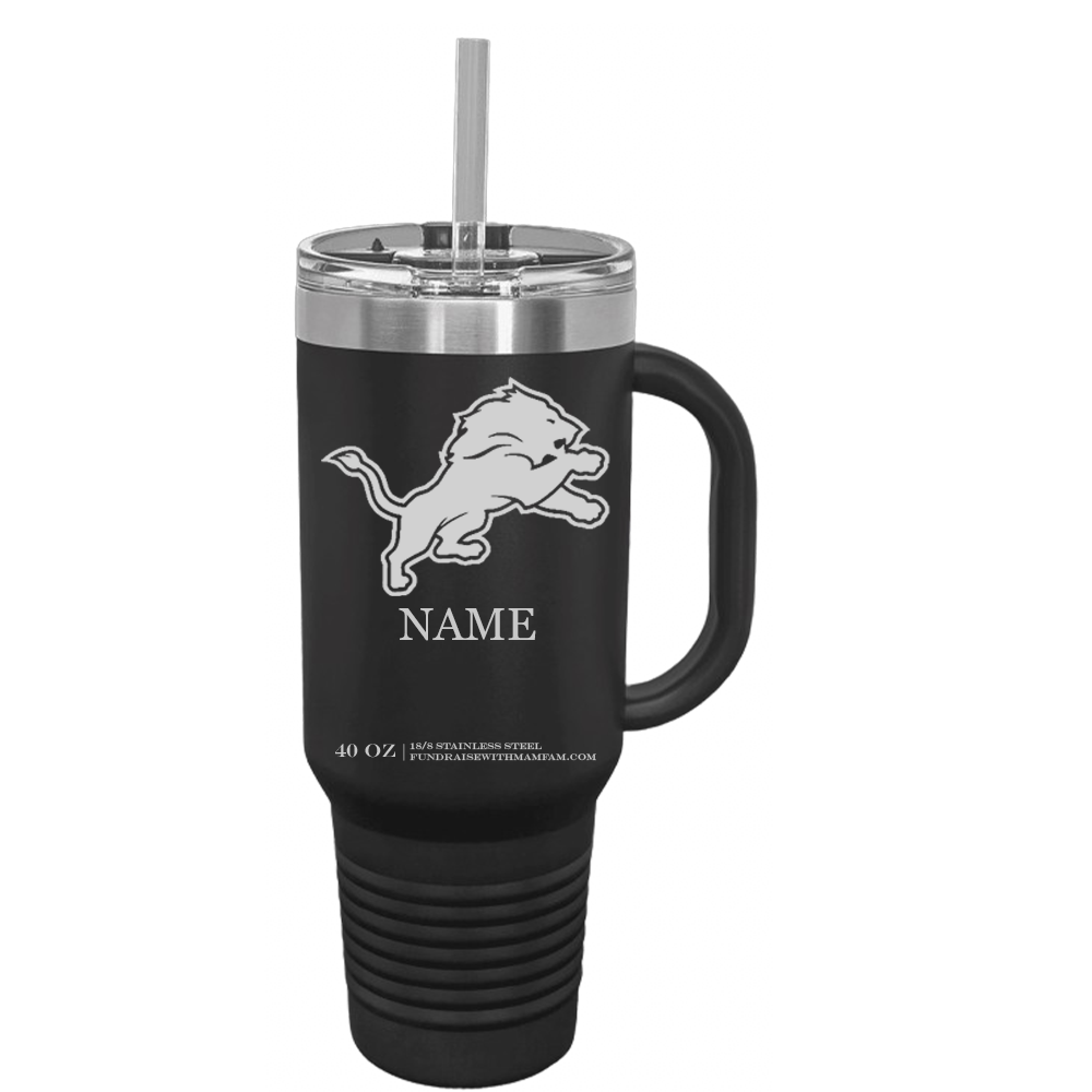 Cathedral Lion 40oz Travel Mug