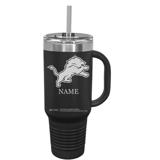 Cathedral Lion 40oz Travel Mug