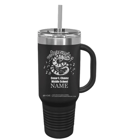 Cesar Chavez Music 40oz Travel Mug