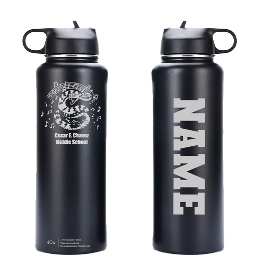 Cesar Chavez Music 20oz Water Bottle