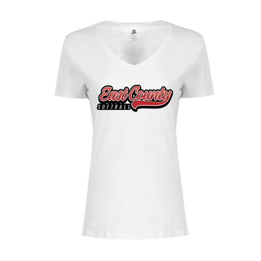 East County Print V-Neck