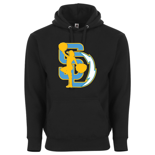 SD Bolts Print Hoodie