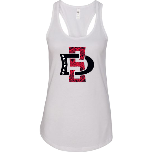 SD Aztecs Print Tank Top