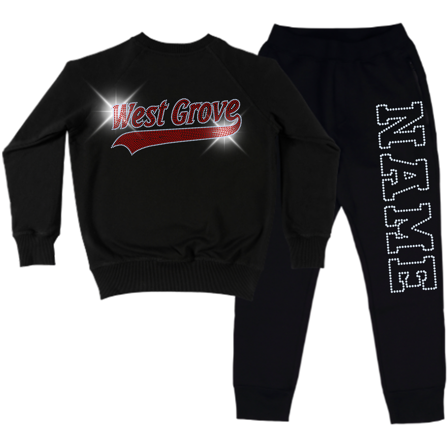 WG Spangled Sweatsuit Set