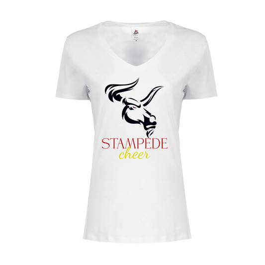 Stampede Print V-Neck