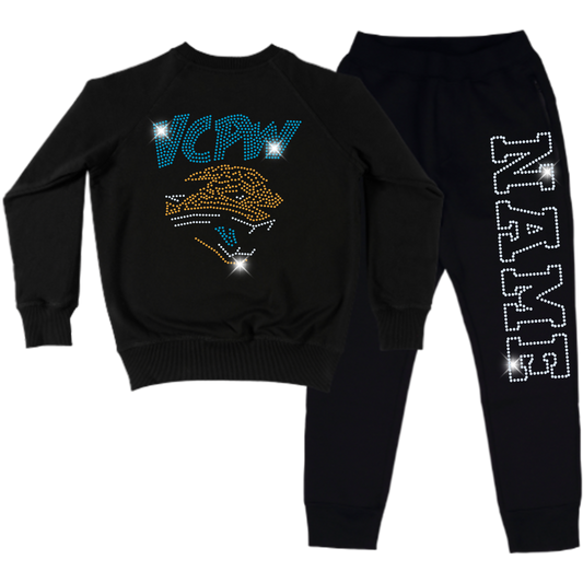 VCPW Cheer Spangle Adult Sweatsuit Set