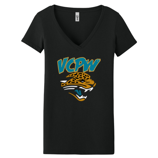 VCPW Cheer Print V-Neck